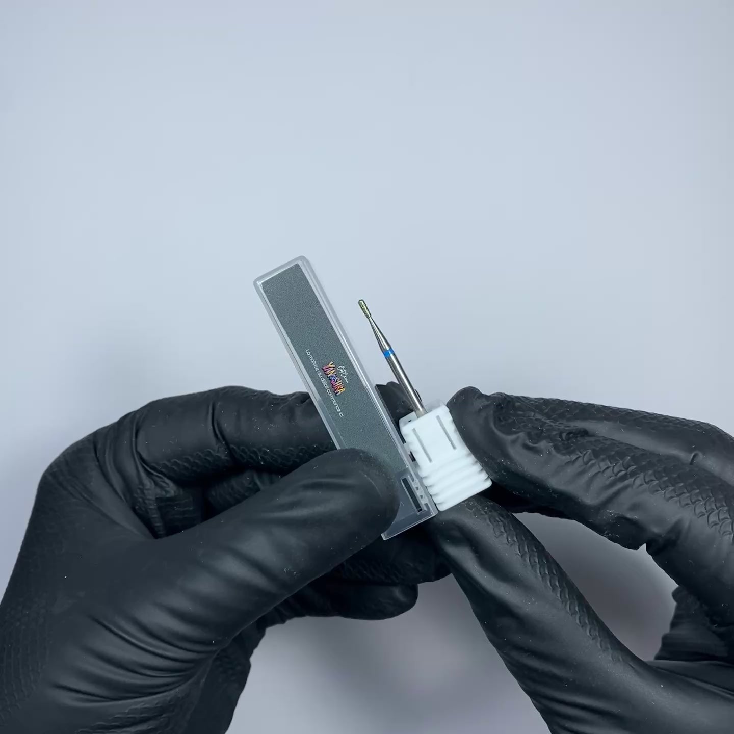 Embout micro poire bleu